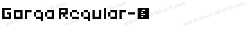Gorga Regular字体转换